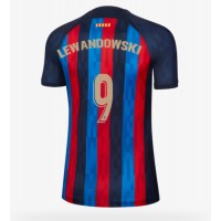 Barcelona Robert Lewandowski #9 Fußballbekleidung Heimtrikot Damen 2022-23 Kurzarm
